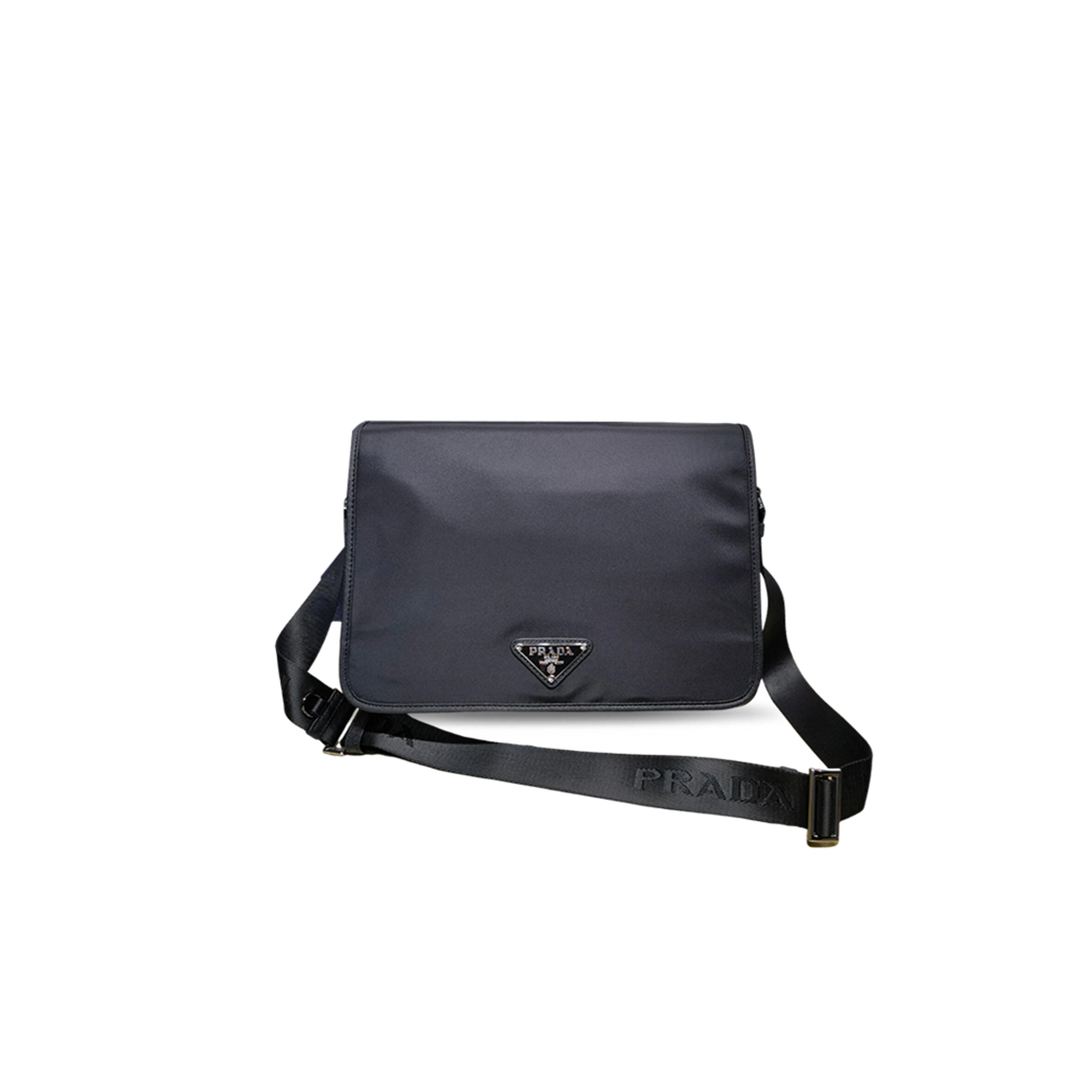 Pra*a leather shoulder bag 2vd039 (33*24*8cm)